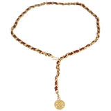 Chanel CC Medallion Chain Belt Front