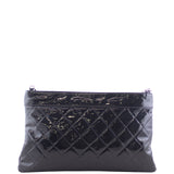 Chanel CC Patent Shoulder Bag Back