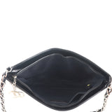 Chanel CC Patent Shoulder Bag Interior