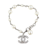 Chanel CC Pearl and Crystal Bracelet Full