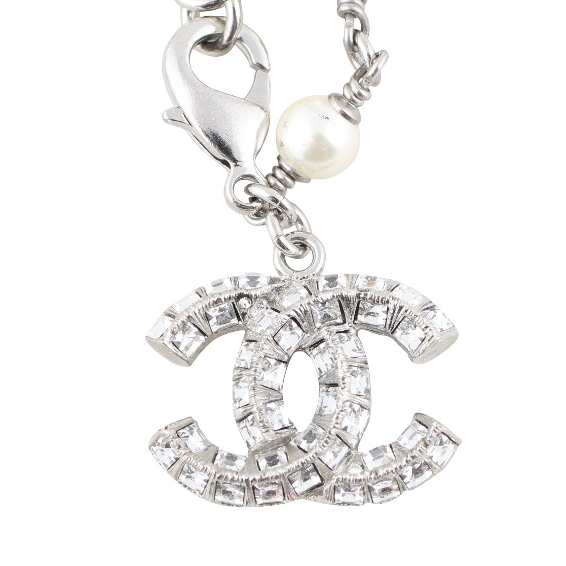 Chanel CC Pearl and Crystal Bracelet Pendant