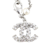 Chanel CC Pearl and Crystal Bracelet Pendant