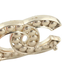 Chanel CC Pearl and Crystal Brooch Details