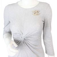 Chanel CC Pearl and Crystal Brooch Mannequin