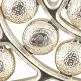 Chanel CC Pearl and Crystal Brooch Stamp