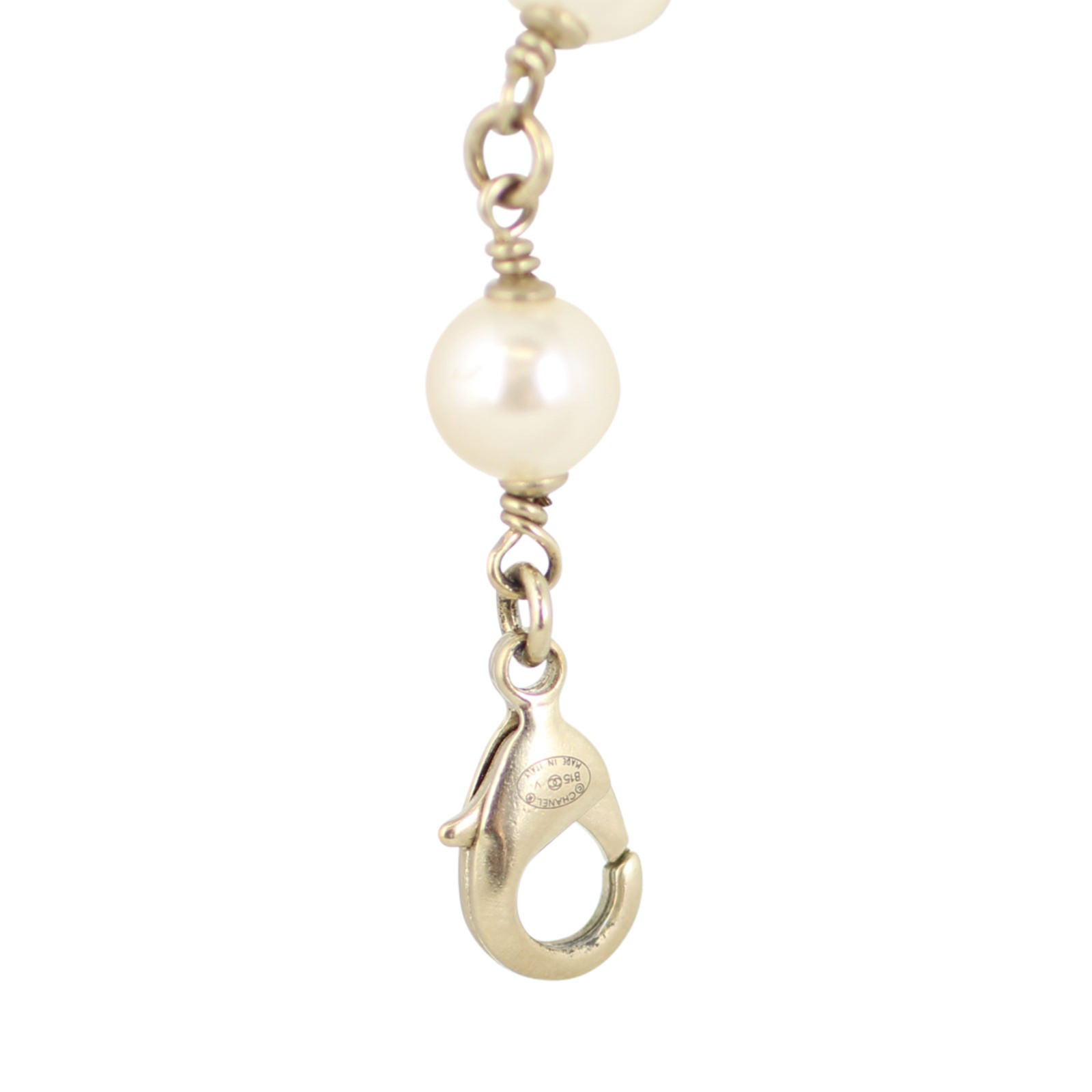 Chanel CC Pearl Bracelet Lock