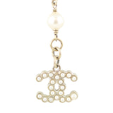 Chanel CC Pearl Bracelet Pendant