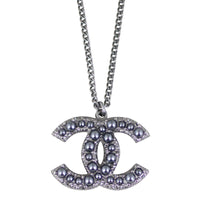 Chanel CC Pendant Necklace Front