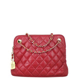 Chanel CC Quilted Tote Bag Front