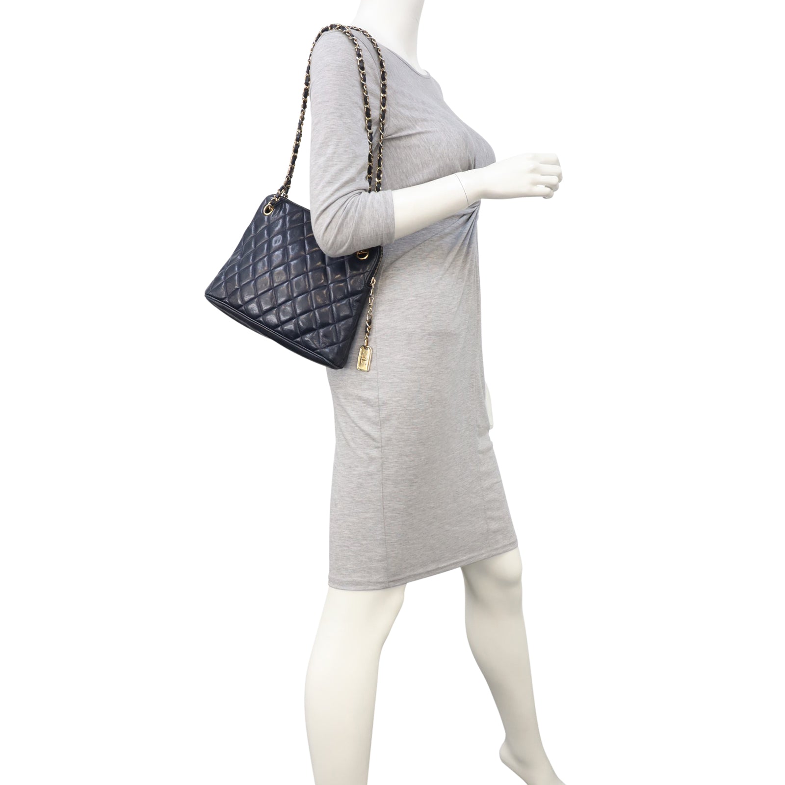 Chanel CC Quilted Tote Bag Mannequin