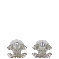 Chanel CC Resin Chain Stud Earrings Back