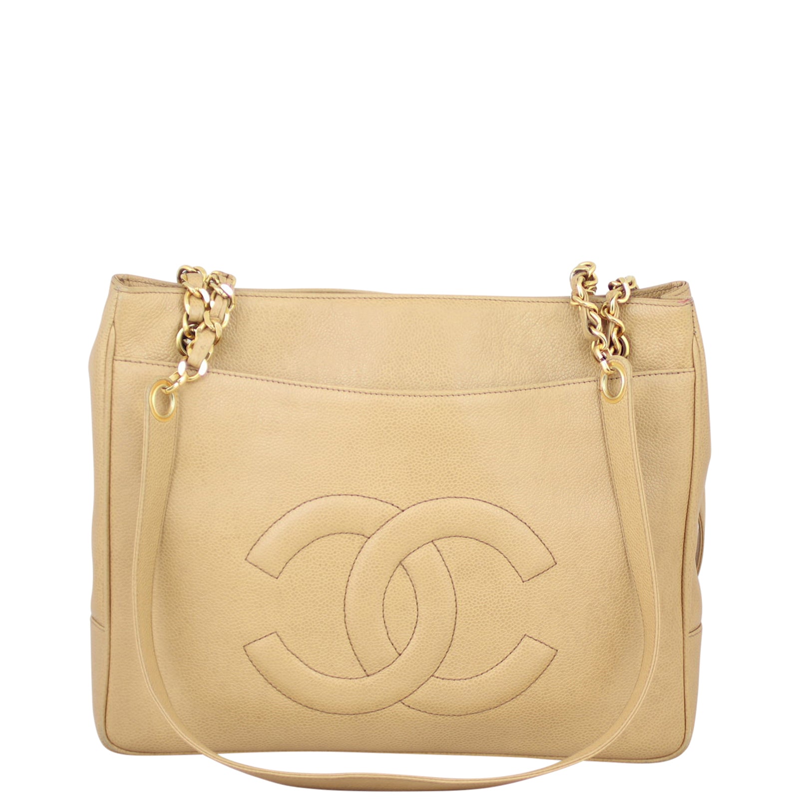 Chanel CC Shopping Tote Front
