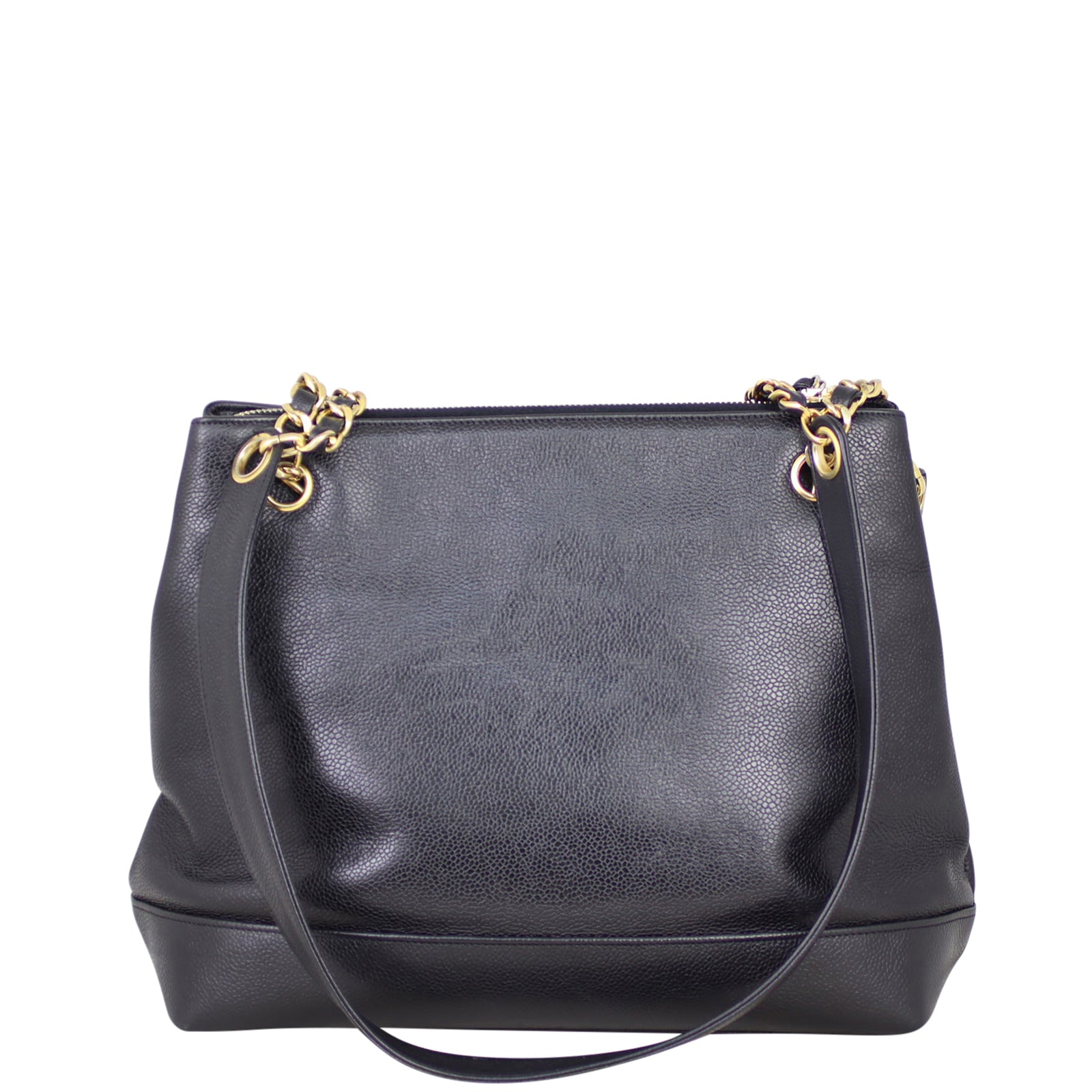 Chanel CC Shopping Tote Back