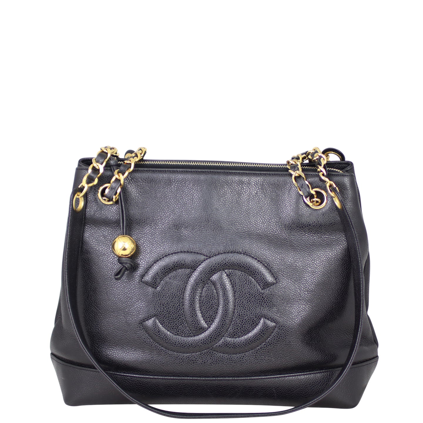 Chanel CC Shopping Tote Front