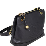 Chanel CC Shopping Tote Corner