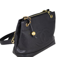 Chanel CC Shopping Tote Corner