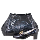 Chanel CC Lipstick Ligne Accordion Tote Shoe