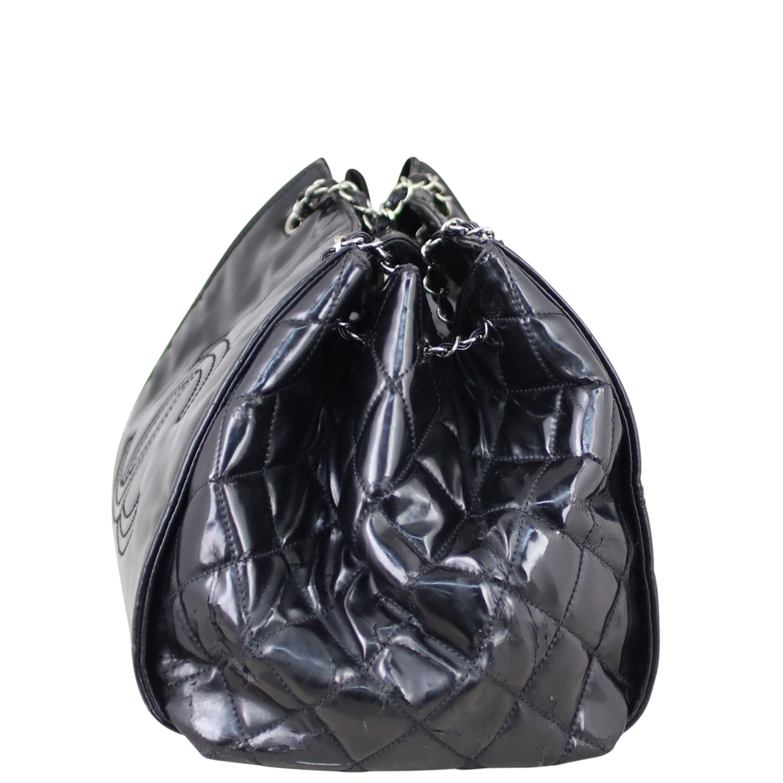 Chanel CC Lipstick Ligne Accordion Tote Side