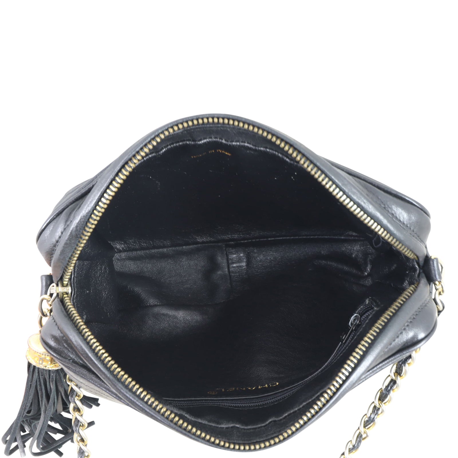 Chanel CC Tassel Camera Bag Whole interior
