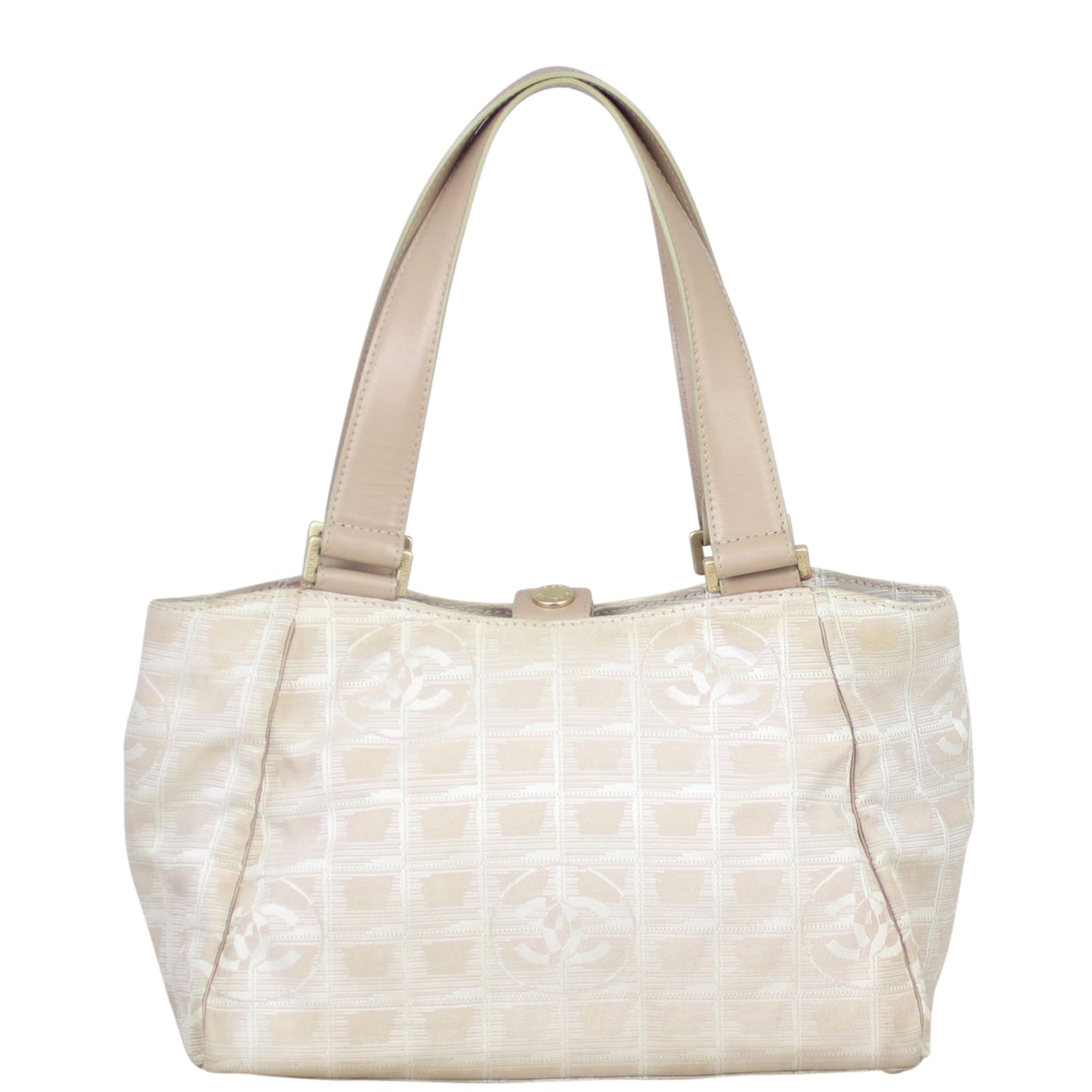 Chanel CC Travel Line Canvas Tote Back