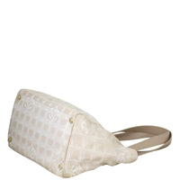 Chanel CC Travel Line Canvas Tote Corner