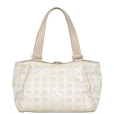 Chanel CC Travel Line Canvas Tote Front