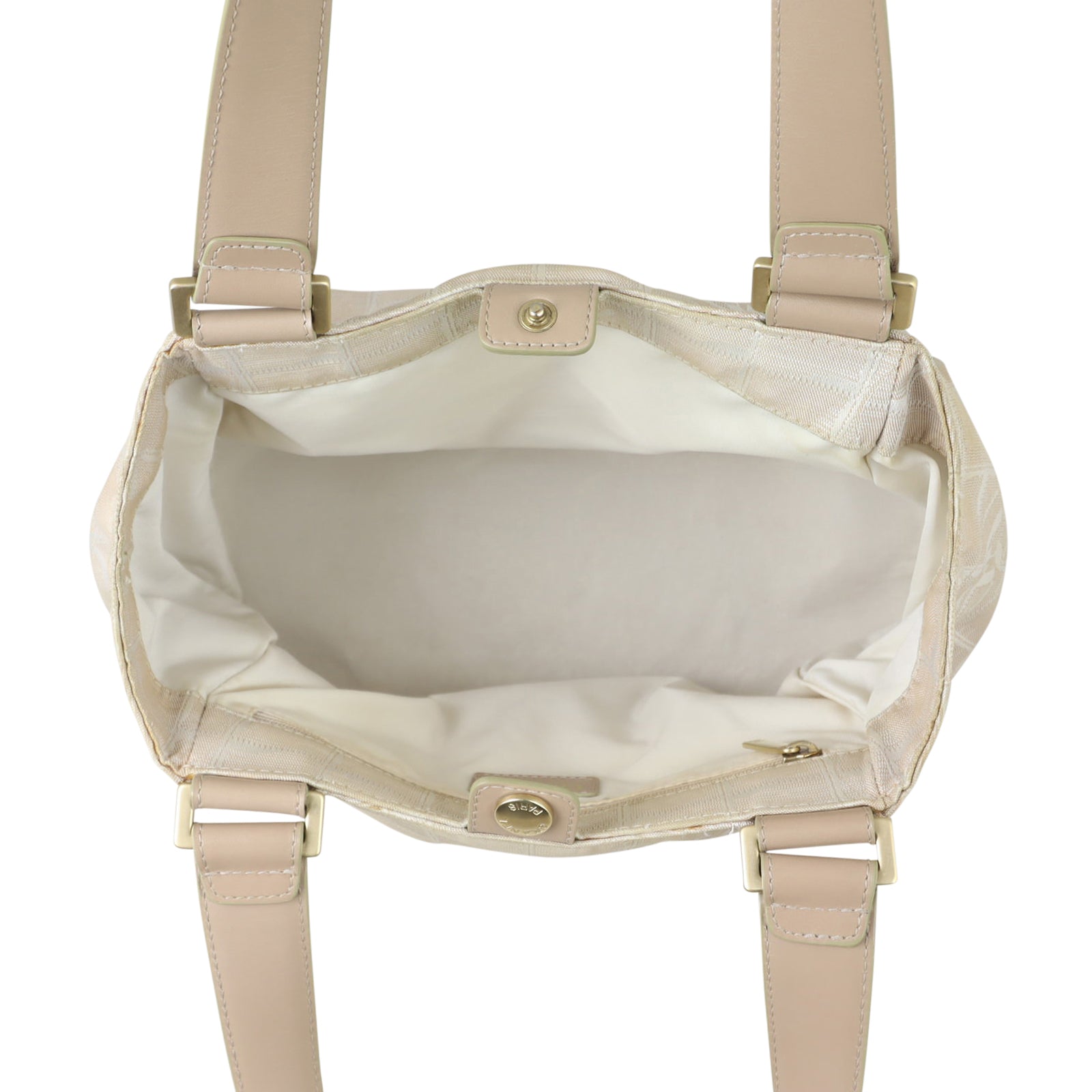 Chanel CC Travel Line Canvas Tote Whole interior