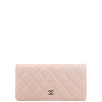 Chanel CC Yen Wallet Front