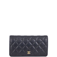 Chanel CC Yen Wallet Front