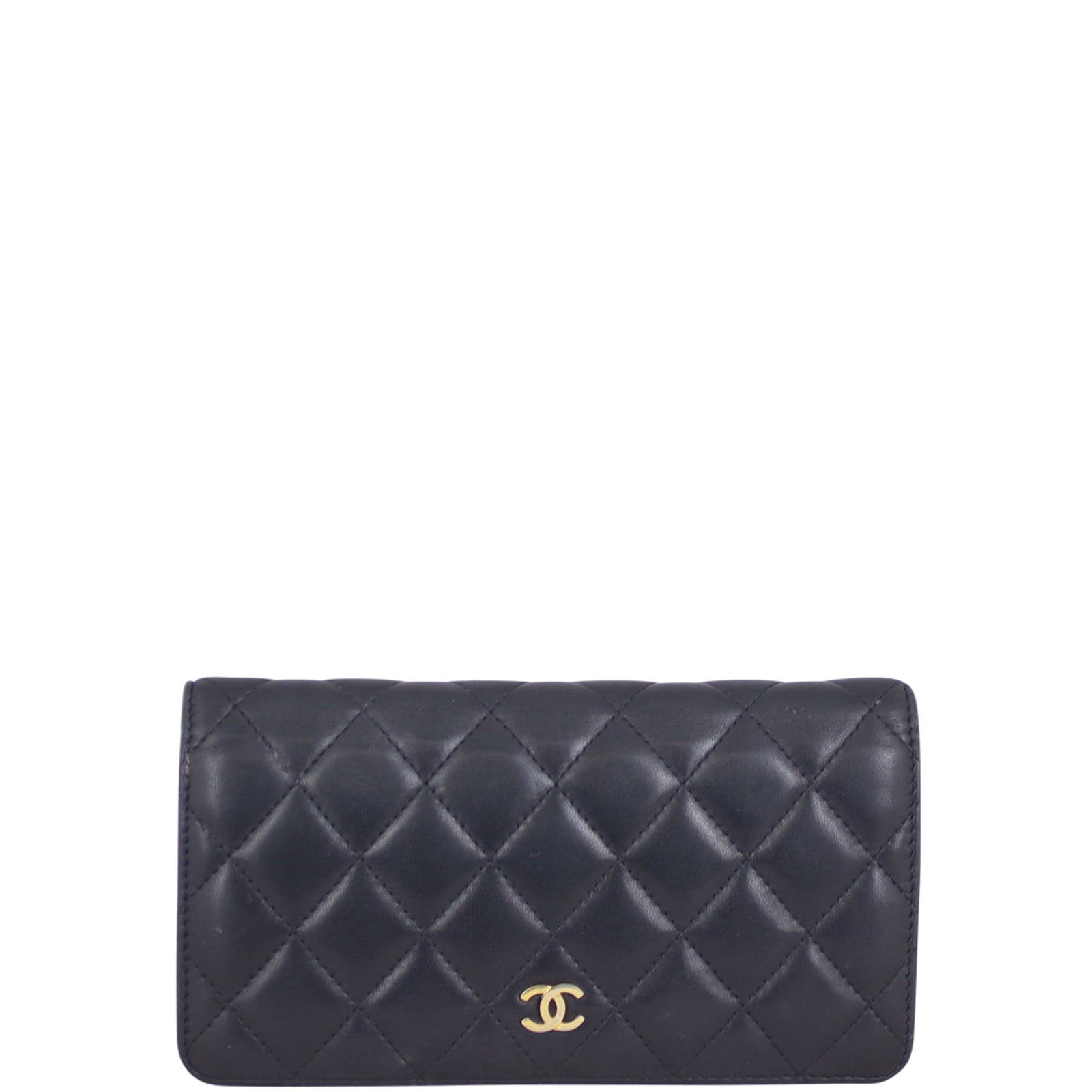 Chanel CC Yen Wallet Front