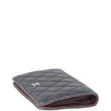 Chanel CC Yen Wallet front corner