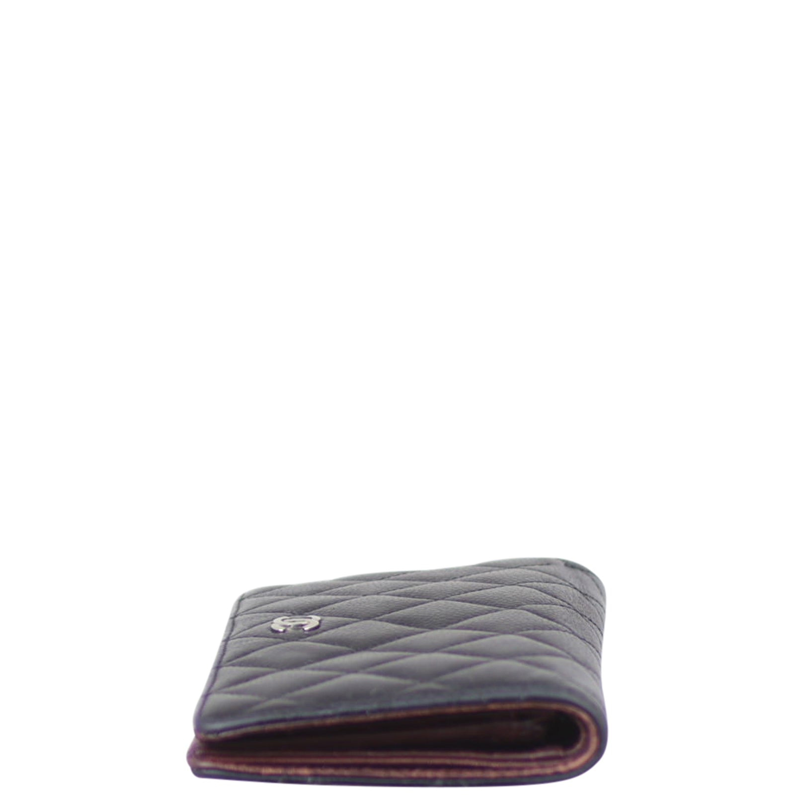 Chanel CC Yen Wallet Side