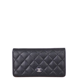 Chanel CC Yen Wallet Front