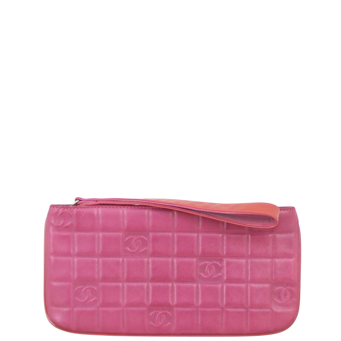 Chanel Chocolate Bar Wristlet Front