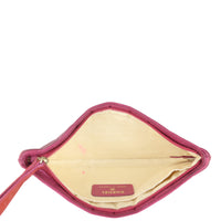 Chanel Chocolate Bar Wristlet Whole interior