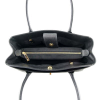 Chanel Cerf Tote Interior with pouch