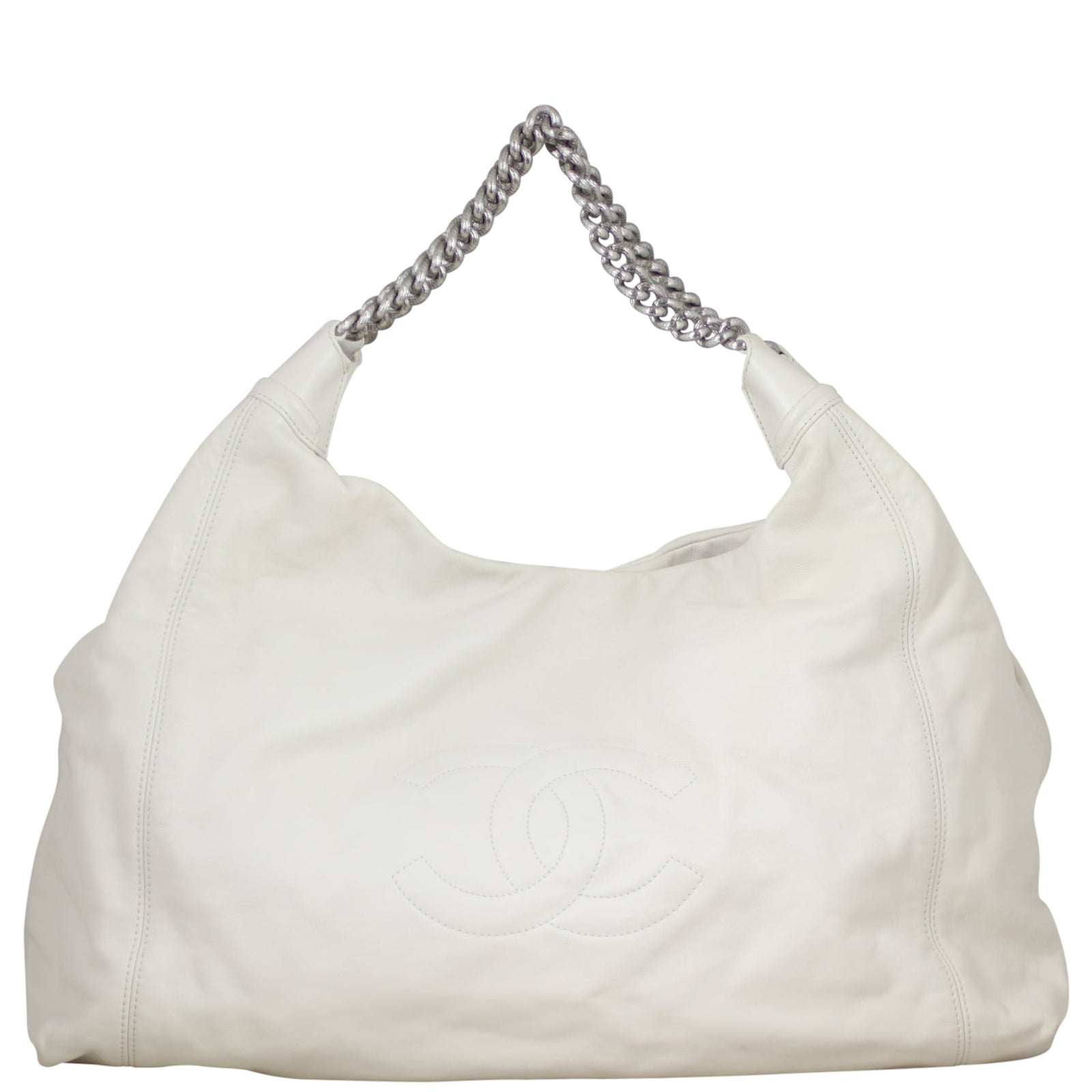 Chanel Chain Handle Hobo Front