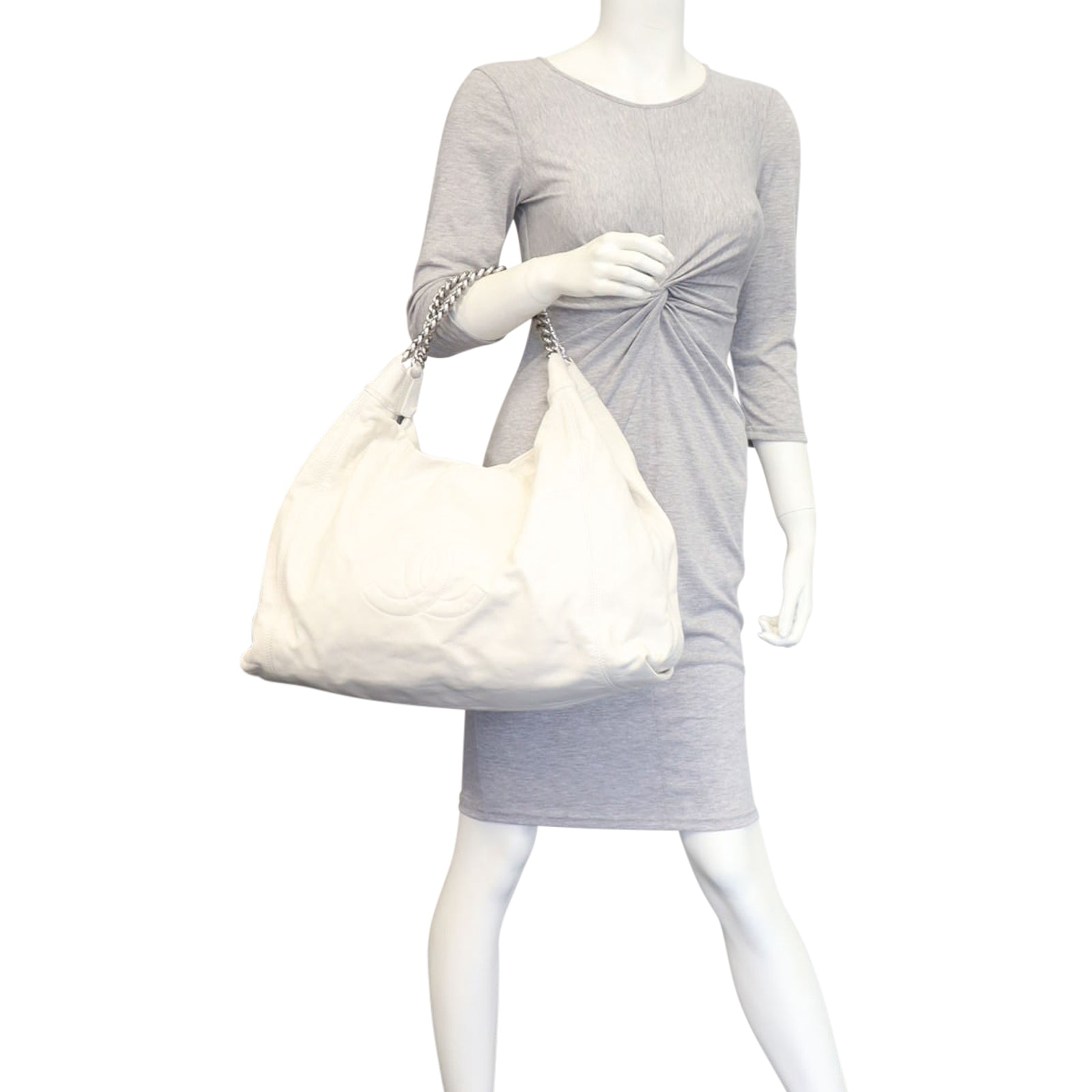 Chanel Chain Handle Hobo Mannequin