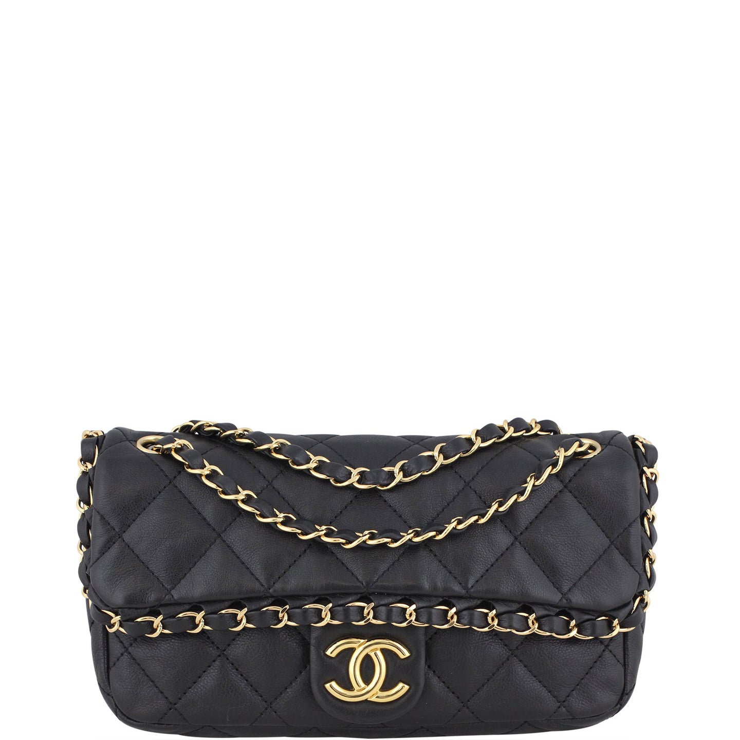 Chanel Chain Me Flap Bag Front
