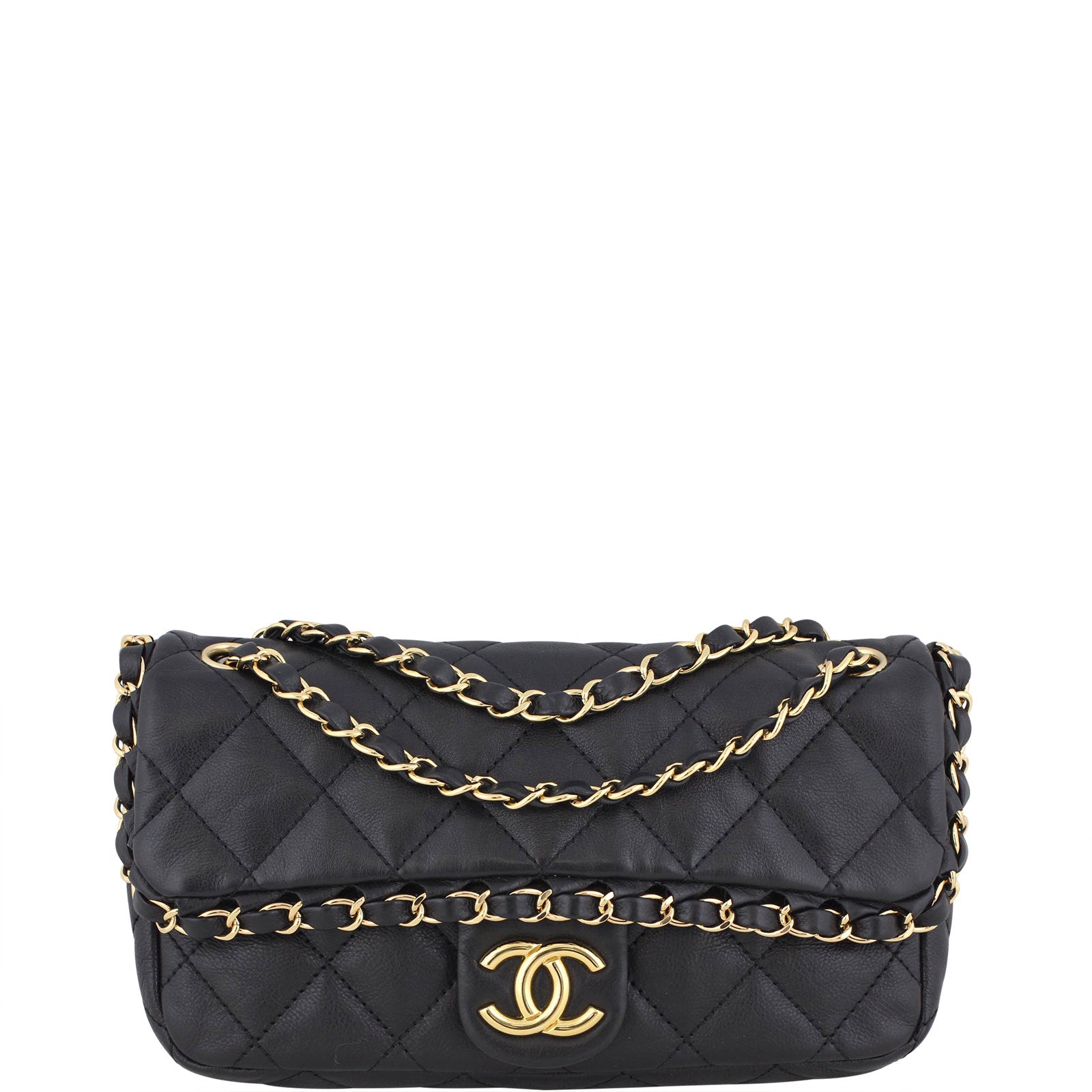 Chanel Chain Me Flap Bag Front