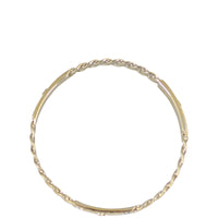 Chanel CC Crystal Textured Chain Link Bangle Base