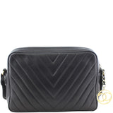 Chanel Chevron Camera Bag Front