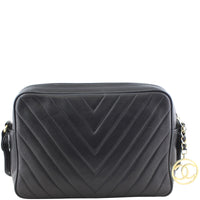 Chanel Chevron Camera Bag Front