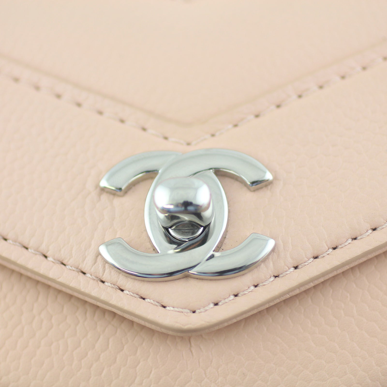 Chanel Chevron Flap Bag turnlock