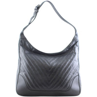 Chanel Chevron Hobo Bag Back