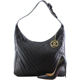 Chanel Chevron Hobo Bag Scale