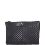 Chanel Chevron O-Case Front
