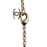 Chanel Faux Pearl Anchor Necklace