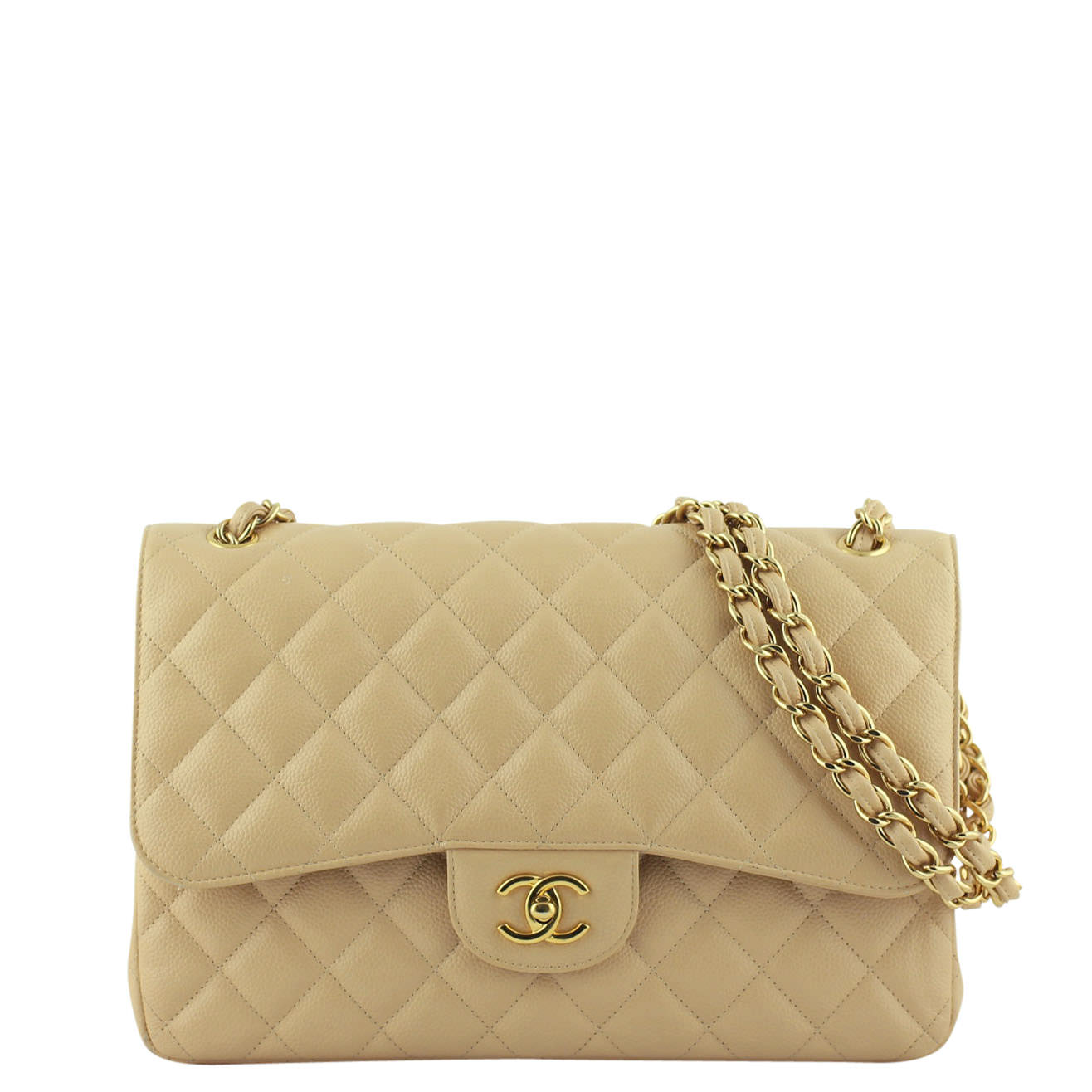 Chanel Classic Double Flap Jumbo Front Strap
