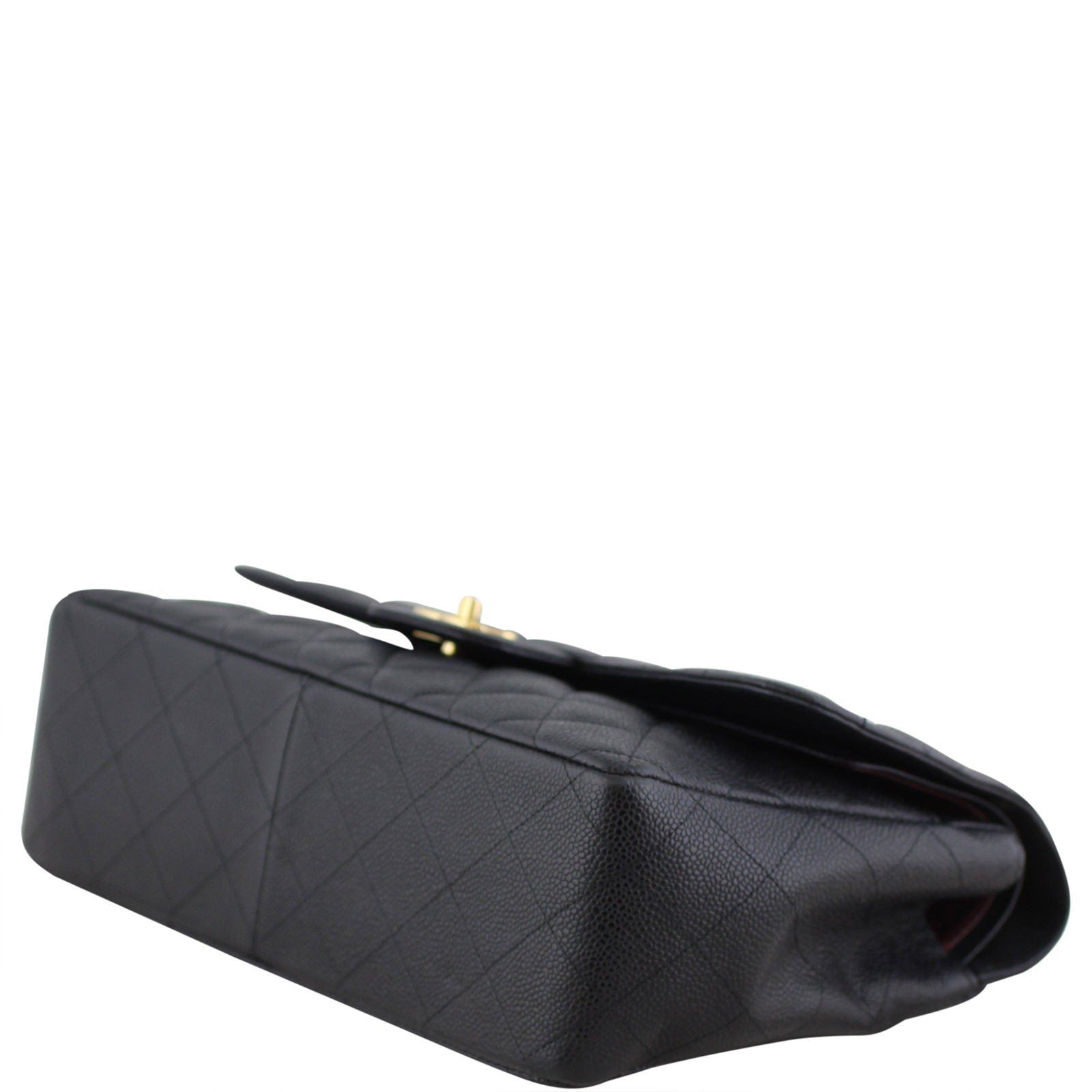 Chanel Classic Double Flap Jumbo Caviar Corner